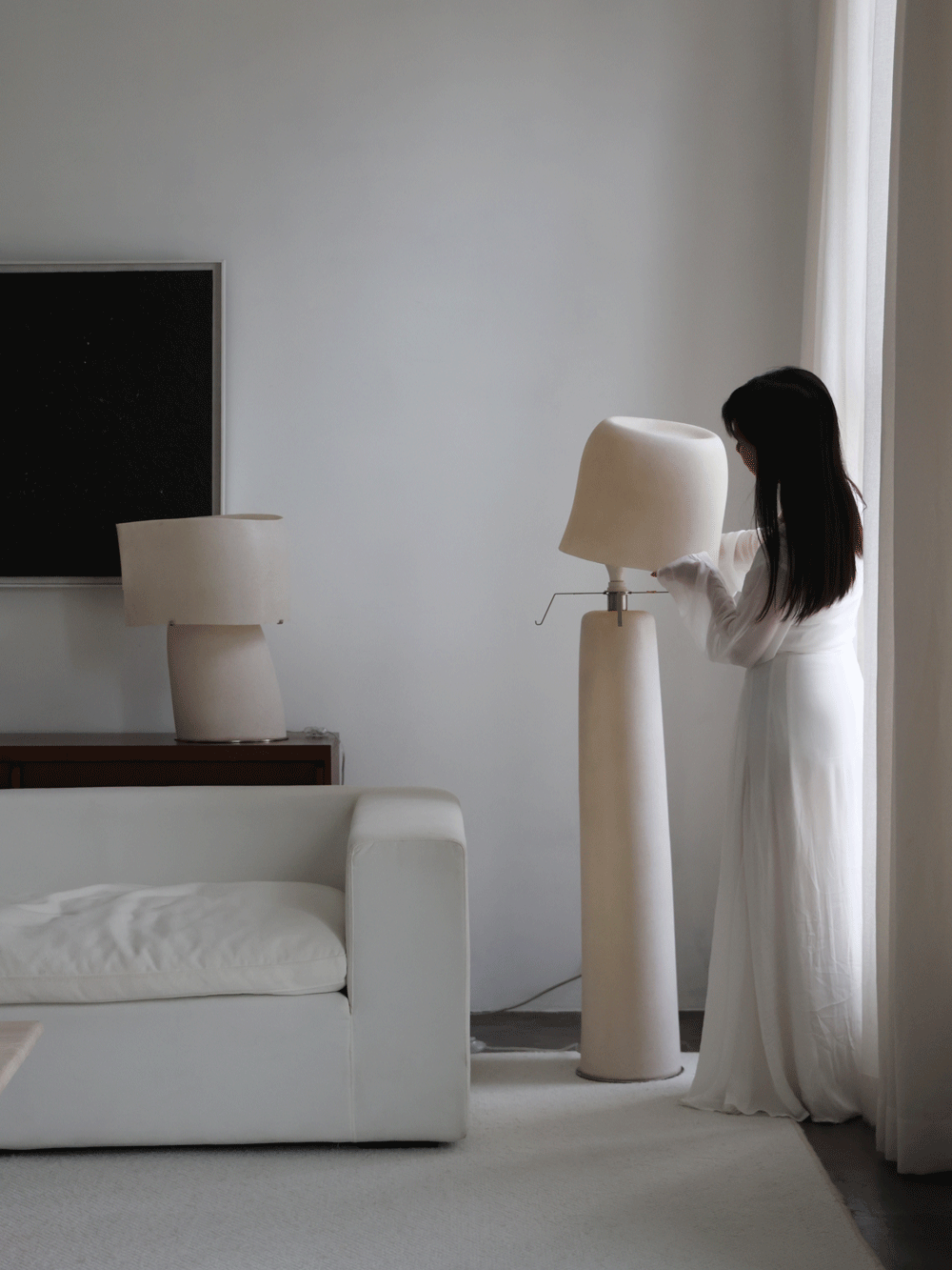 Aerval Floor Lamp-Neutral Decor