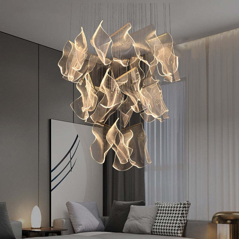 Arisha Luxury Artistic Chandelier, Gold - Neutral Decor