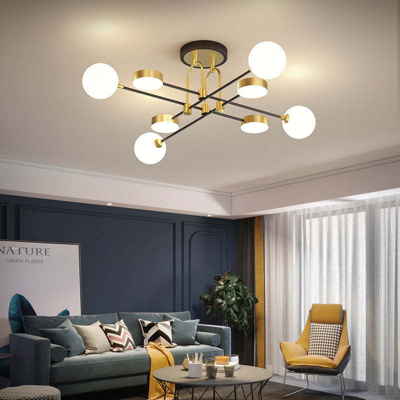 Valentina Industrial Modern Ceiling Light - Neutral Decor