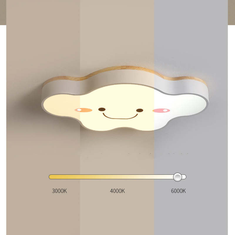 Arisha Creative Art Cloud LED Ceiling Light for Kids Room - Neutral Decor