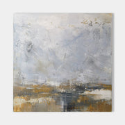 Square Abstract Painting 40'' X 40'' IS25 - Neutralighting
