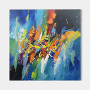Abstract Multicolor Art 40'' X 40'' IS02 - Neutralighting