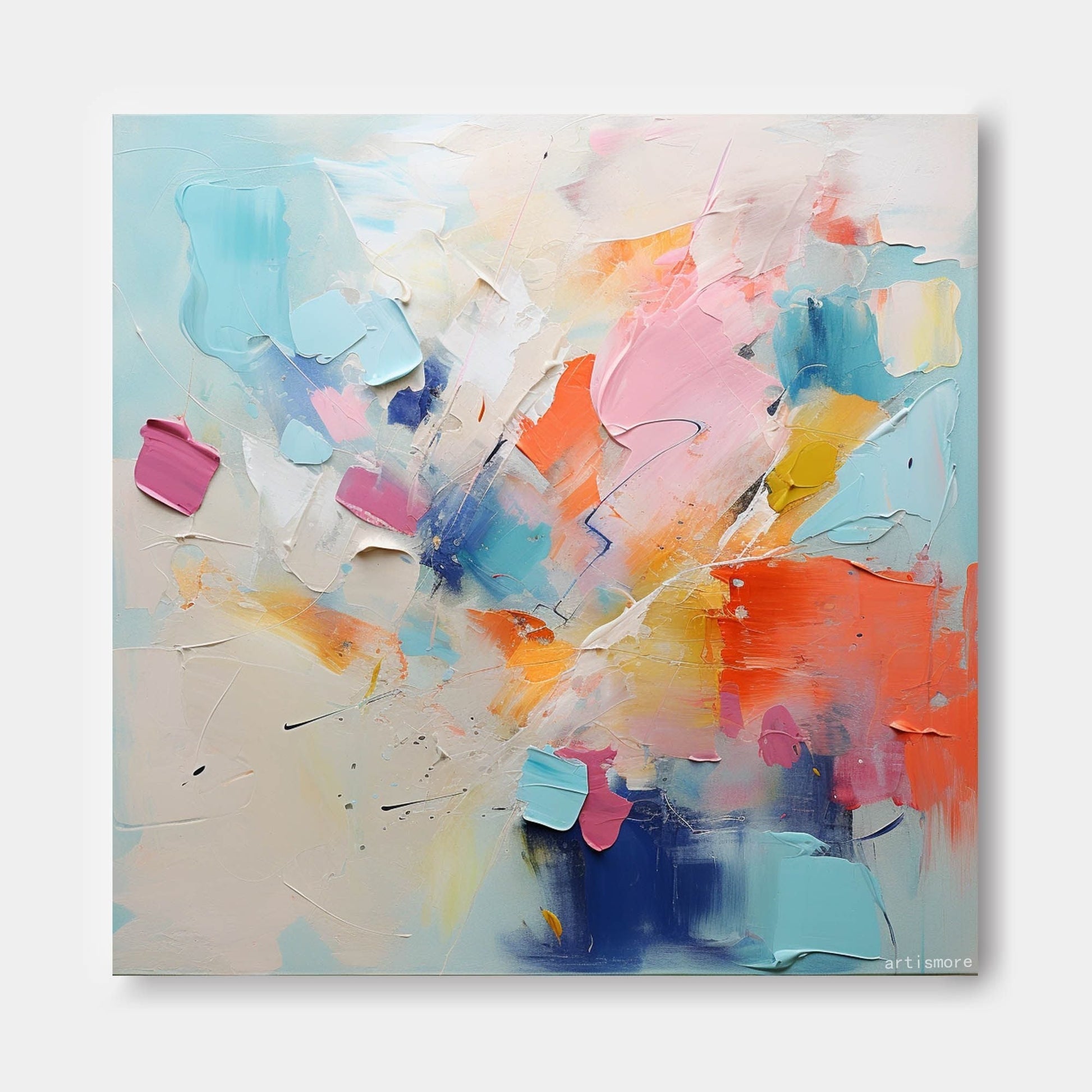 Abstract Canvas Art AB193 - Neutralighting