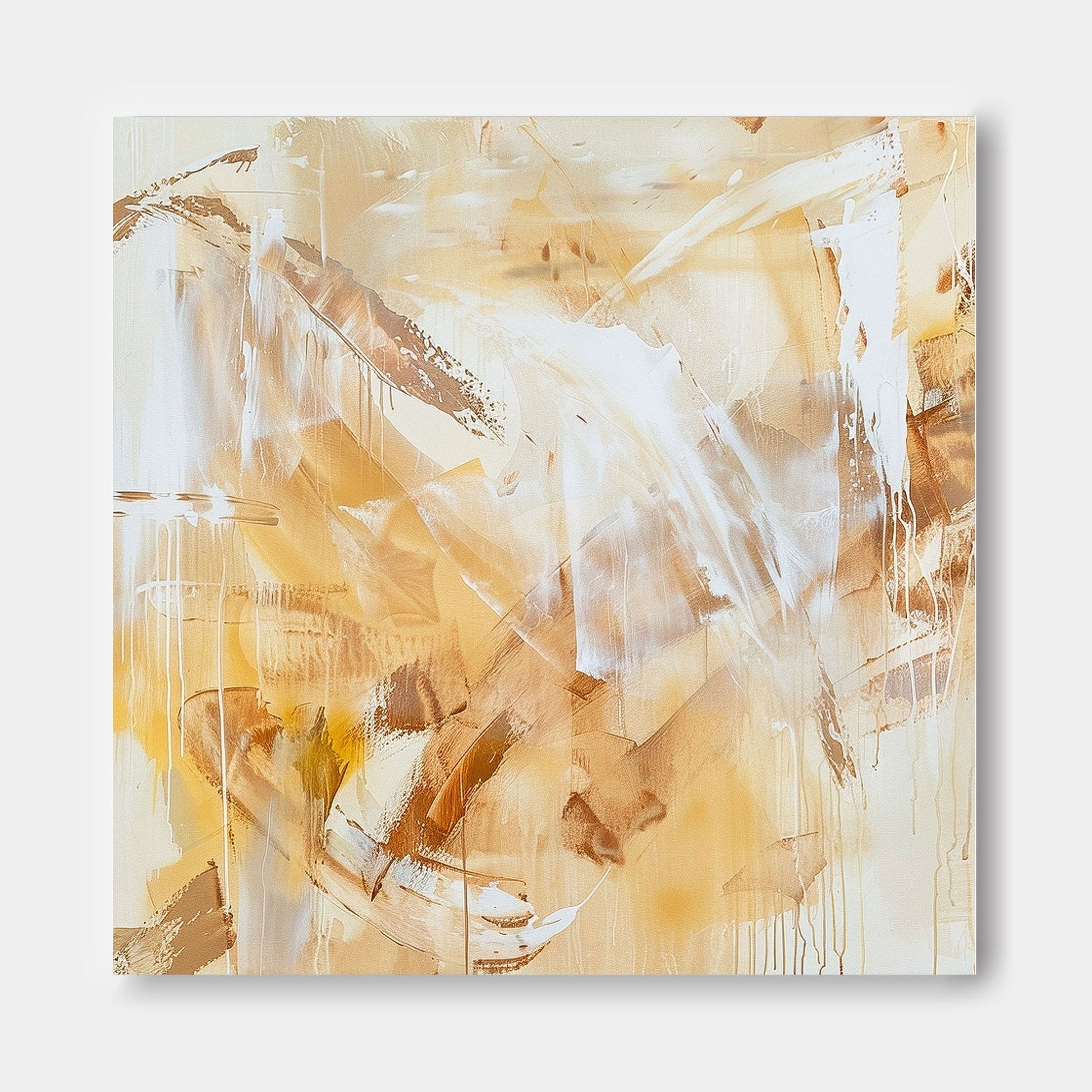 Abstract Canvas Art AB569 - Neutralighting