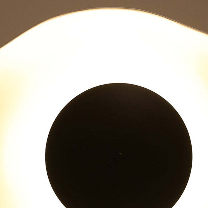 Arisha Modern Minimalist ResinCreative Pendant Light, Black/White - Neutral Decor