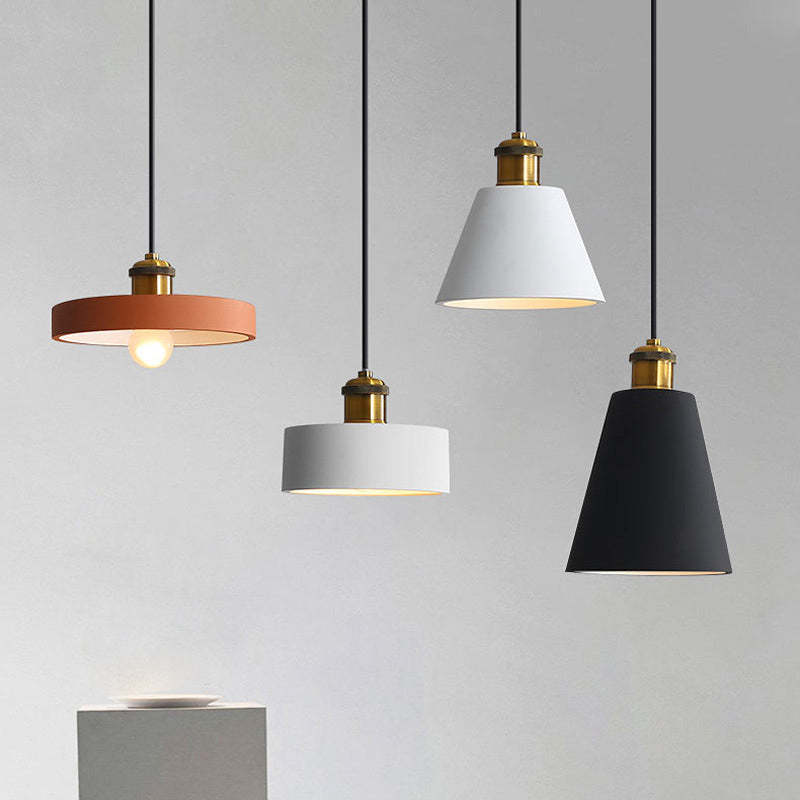 Aria Art Deco Minimalist Monochrome Pendant Light - Neutral Decor