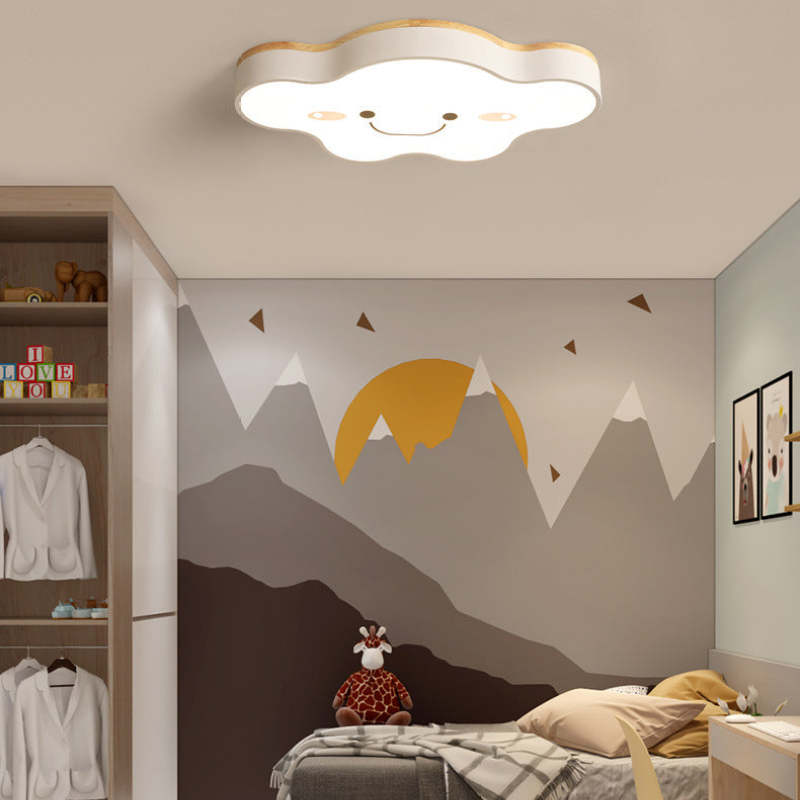 Arisha Creative Art Cloud LED Ceiling Light for Kids Room - Neutral Decor