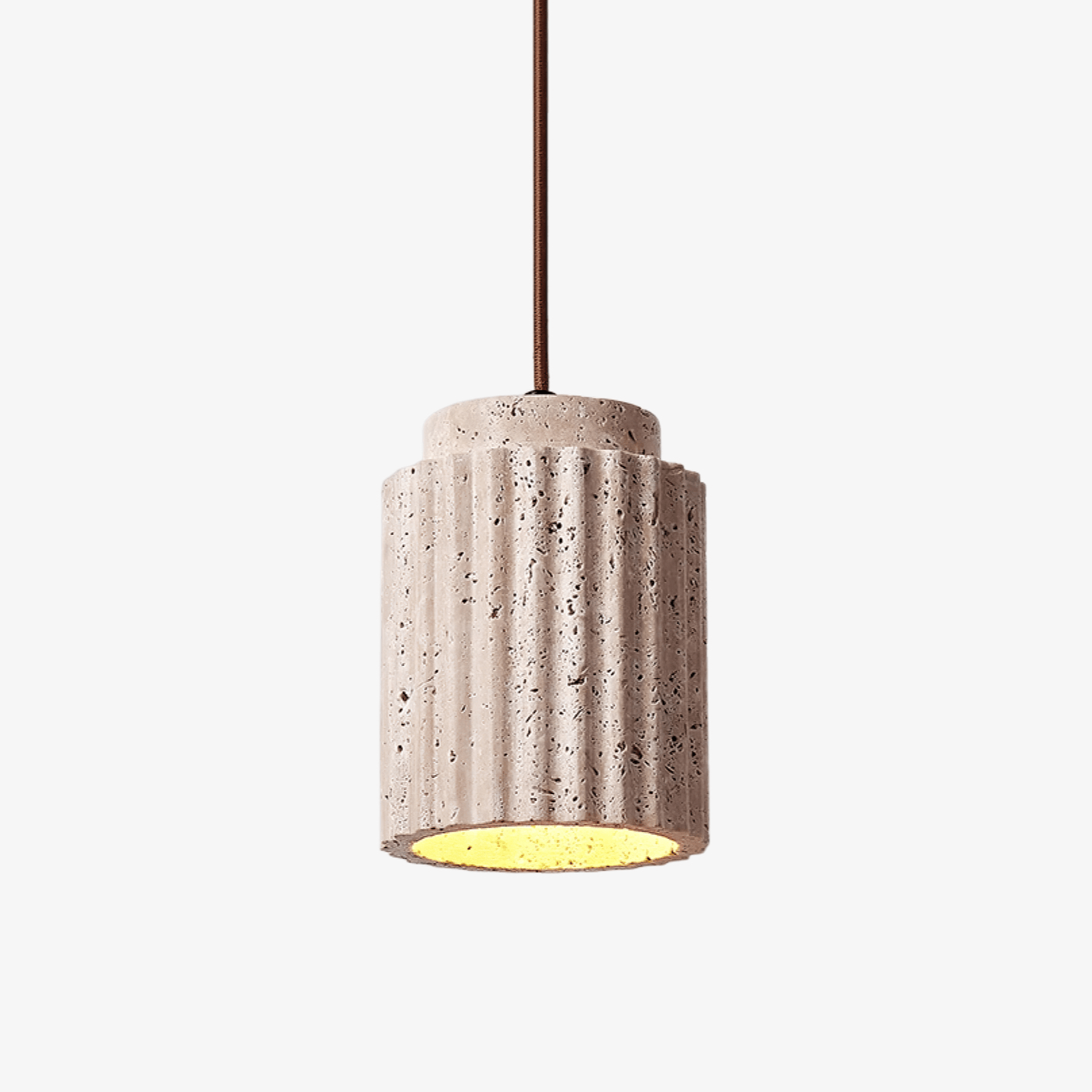Mysolel Travertine Pendant Light-Neutral Decor