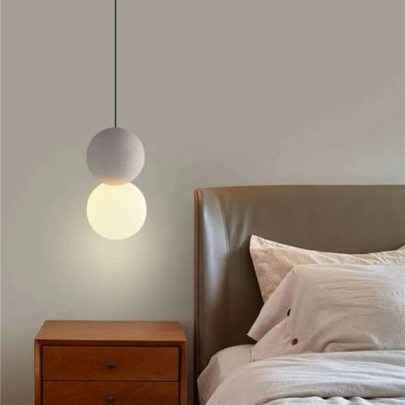 Avi Modern LED Pendant Light Black Metal Bedroom Living Room - Neutral Decor