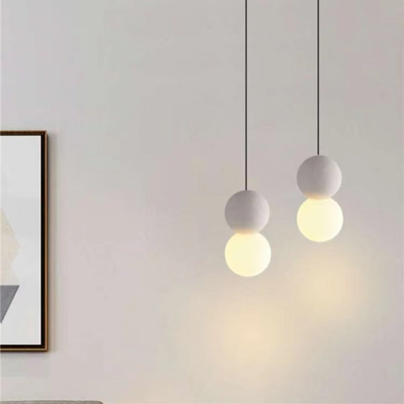 Avi Modern LED Pendant Light Black Metal Bedroom Living Room - Neutral Decor