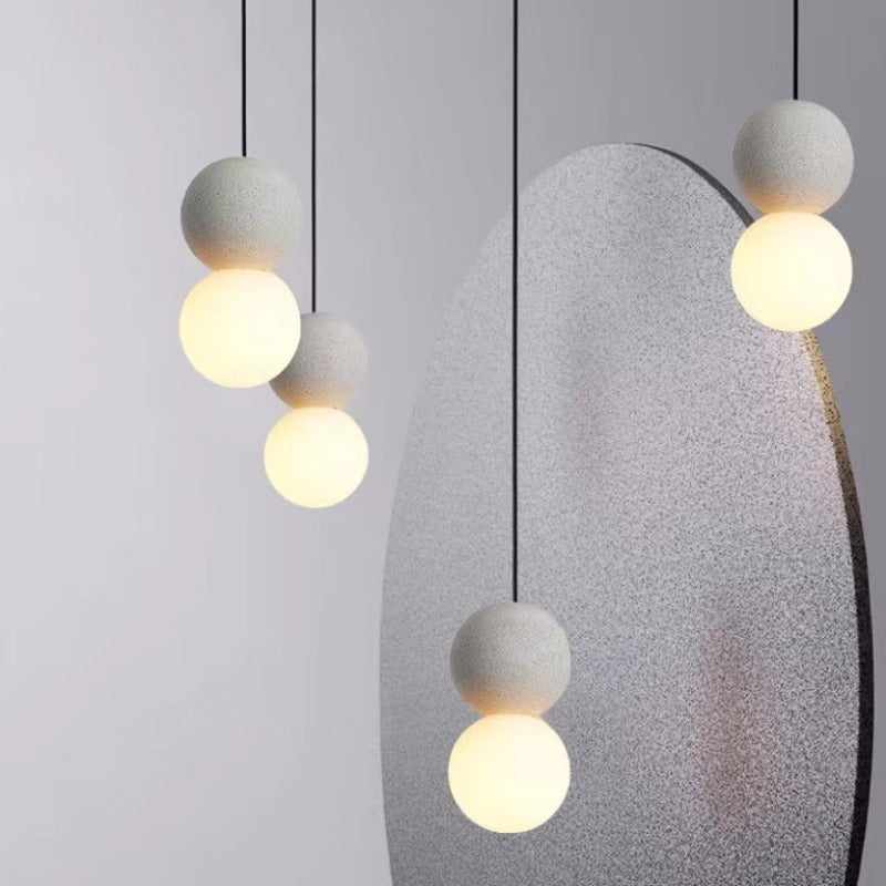 Avi Modern LED Pendant Light Black Metal Bedroom Living Room - Neutral Decor