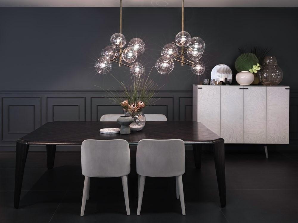 Aveno Chandelier LED Clear Crystal-Neutral Decor