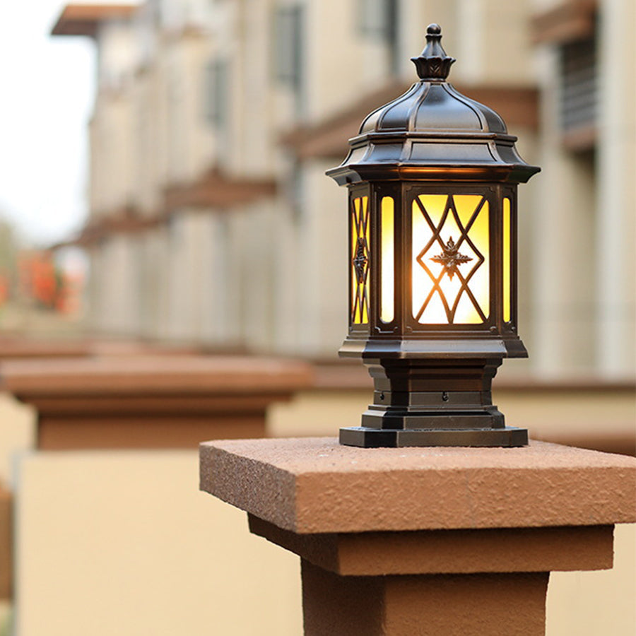 Wise Modern Waterproof Outside Pillar Lights