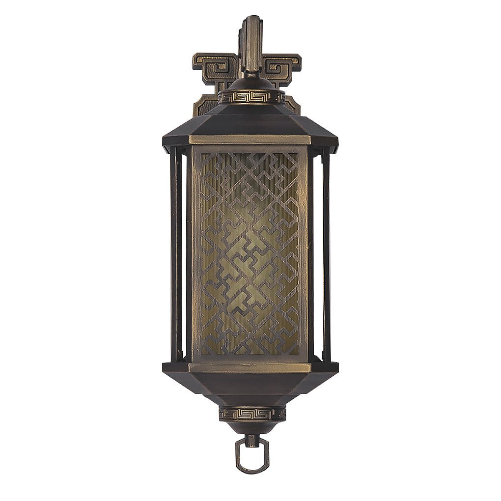 Oline Classical Hollow Pattern Outdoor Wall Lamp