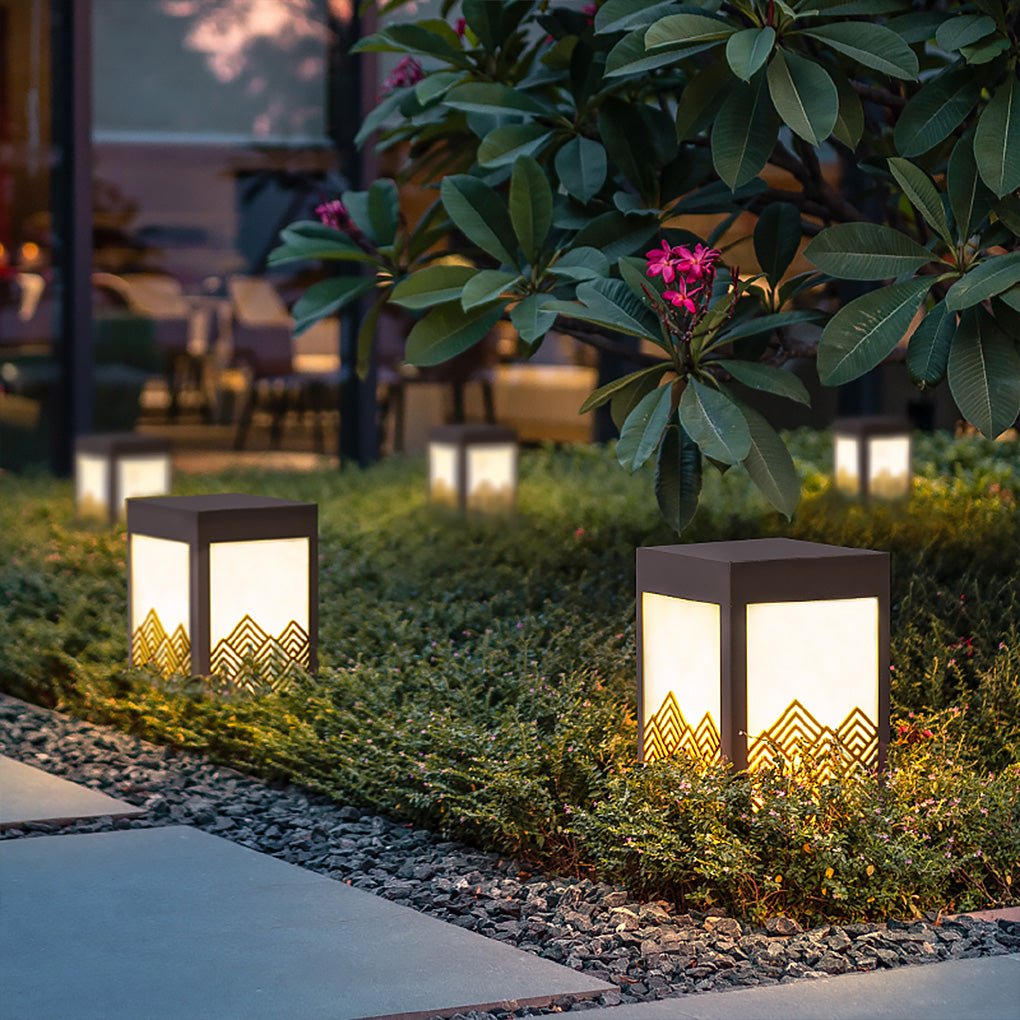 Maria Modern Landscape Sleek Stainless Steel Outdoor Light