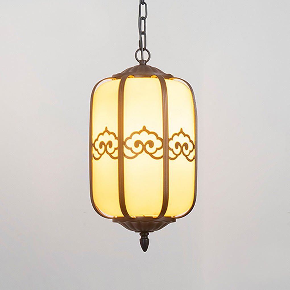 Lucill Classical Landscape Marble Outdoor Chandelier Lighting