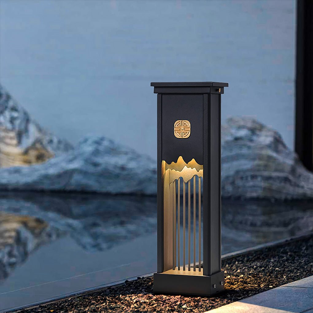 Lewis Elegant LED Artistic Cut Craft Outdoor Light