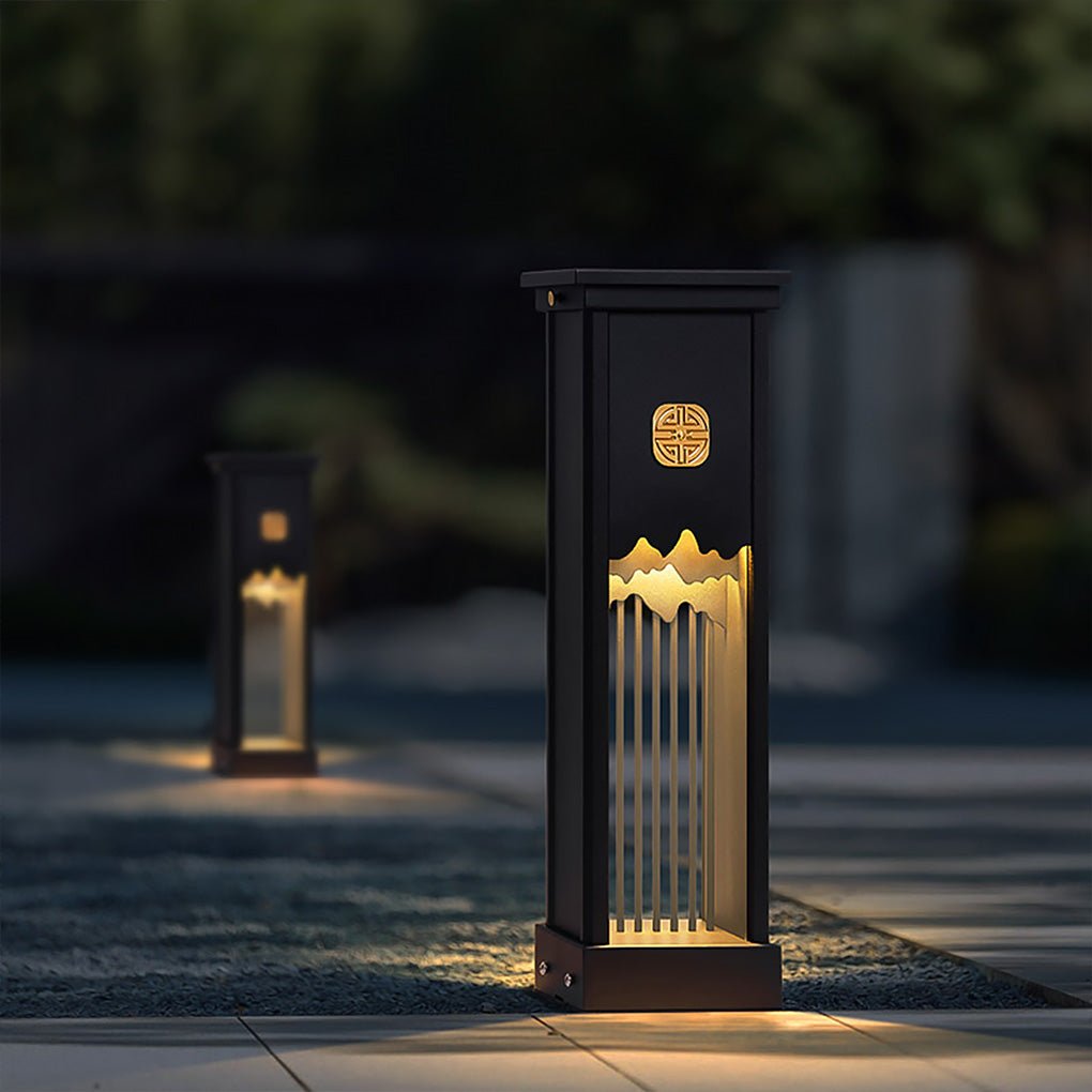 Lewis Elegant LED Artistic Cut Craft Outdoor Light