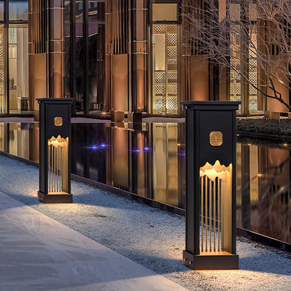 Lewis Elegant LED Artistic Cut Craft Outdoor Light