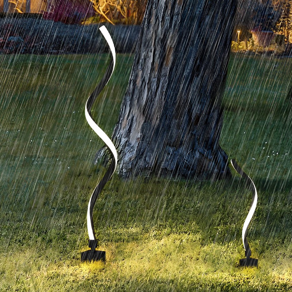 Bridget Twisted Seaweed Design LED Outdoor Lawn Lights