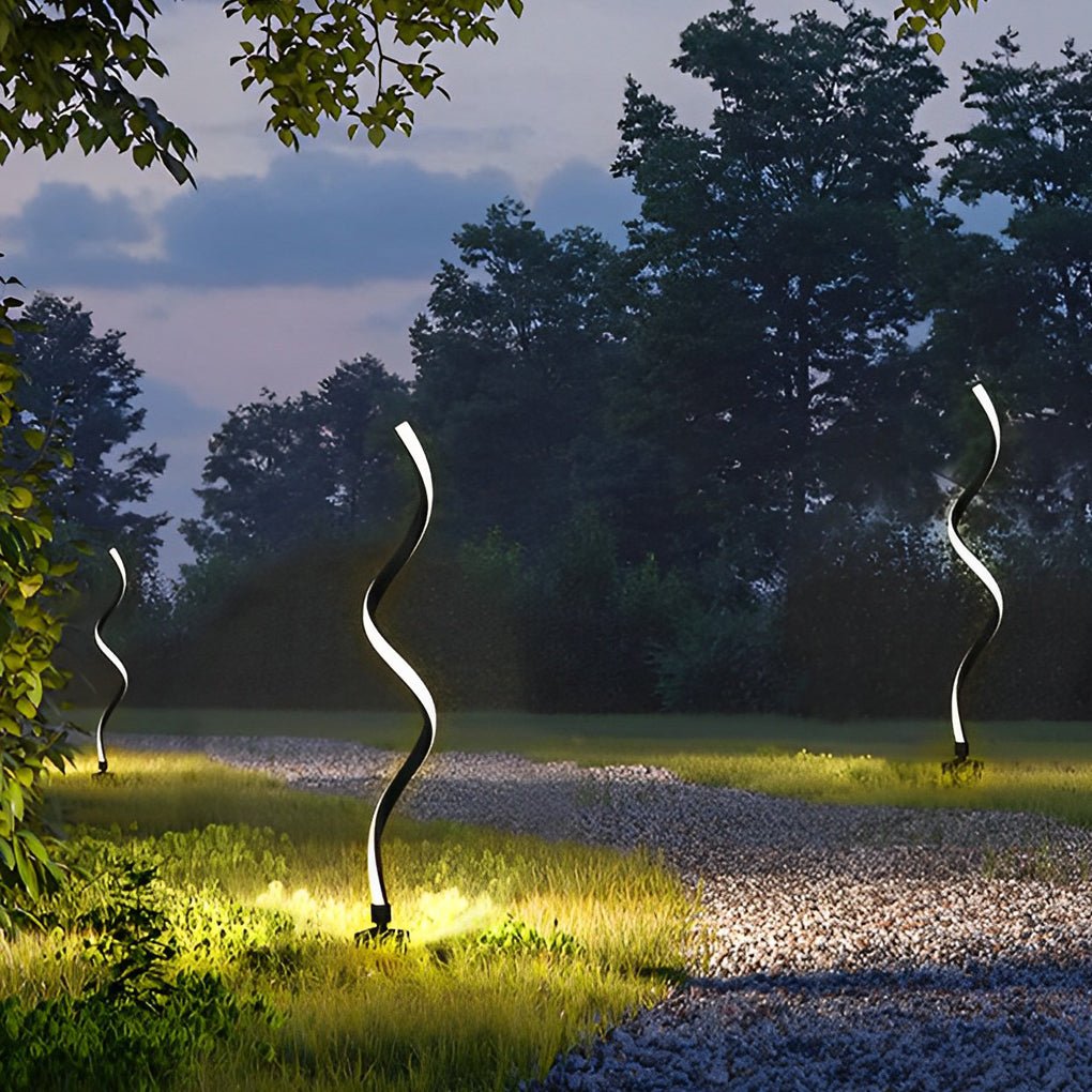 Bridget Twisted Seaweed Design LED Outdoor Lawn Lights