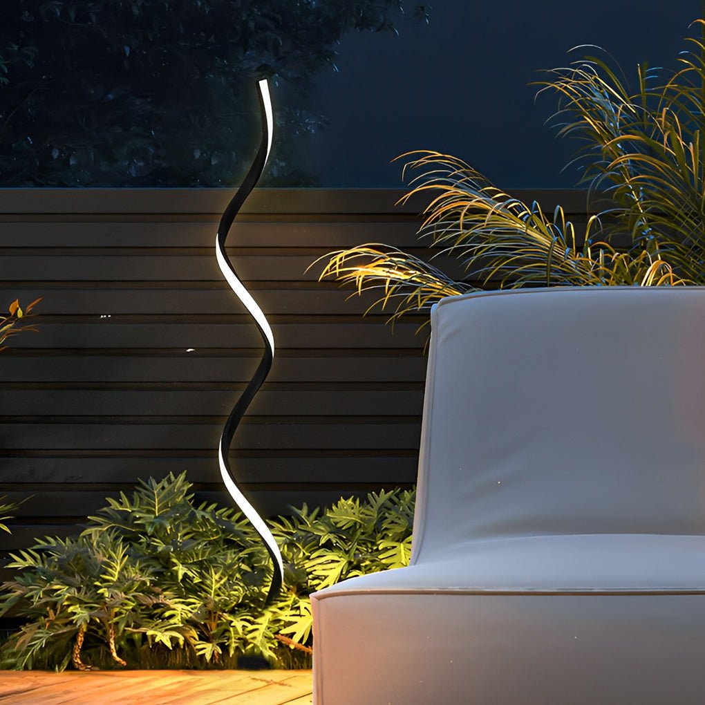 Bridget Twisted Seaweed Design LED Outdoor Lawn Lights