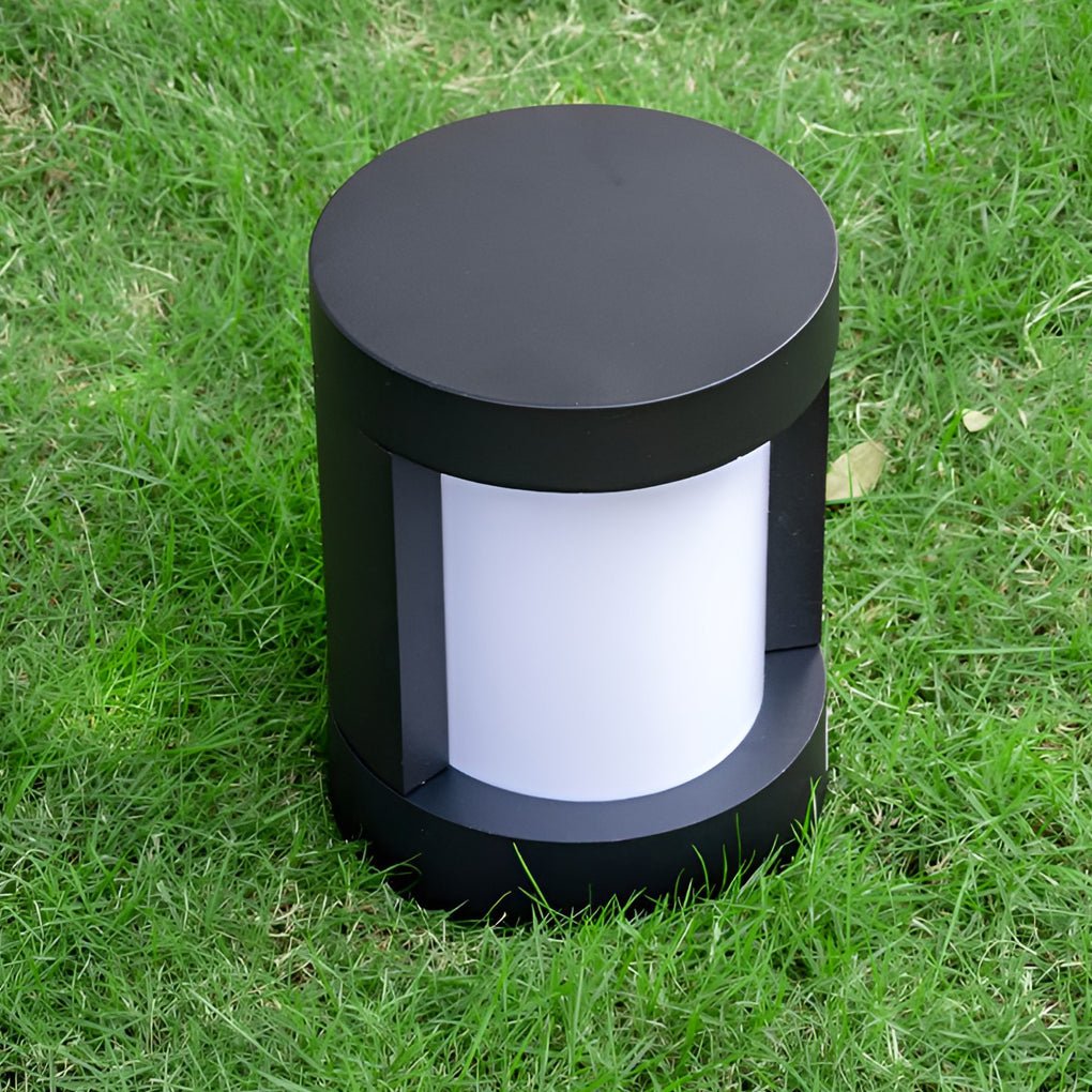 Leann Cylindrical LED Bollard Outdoor Pathway Light