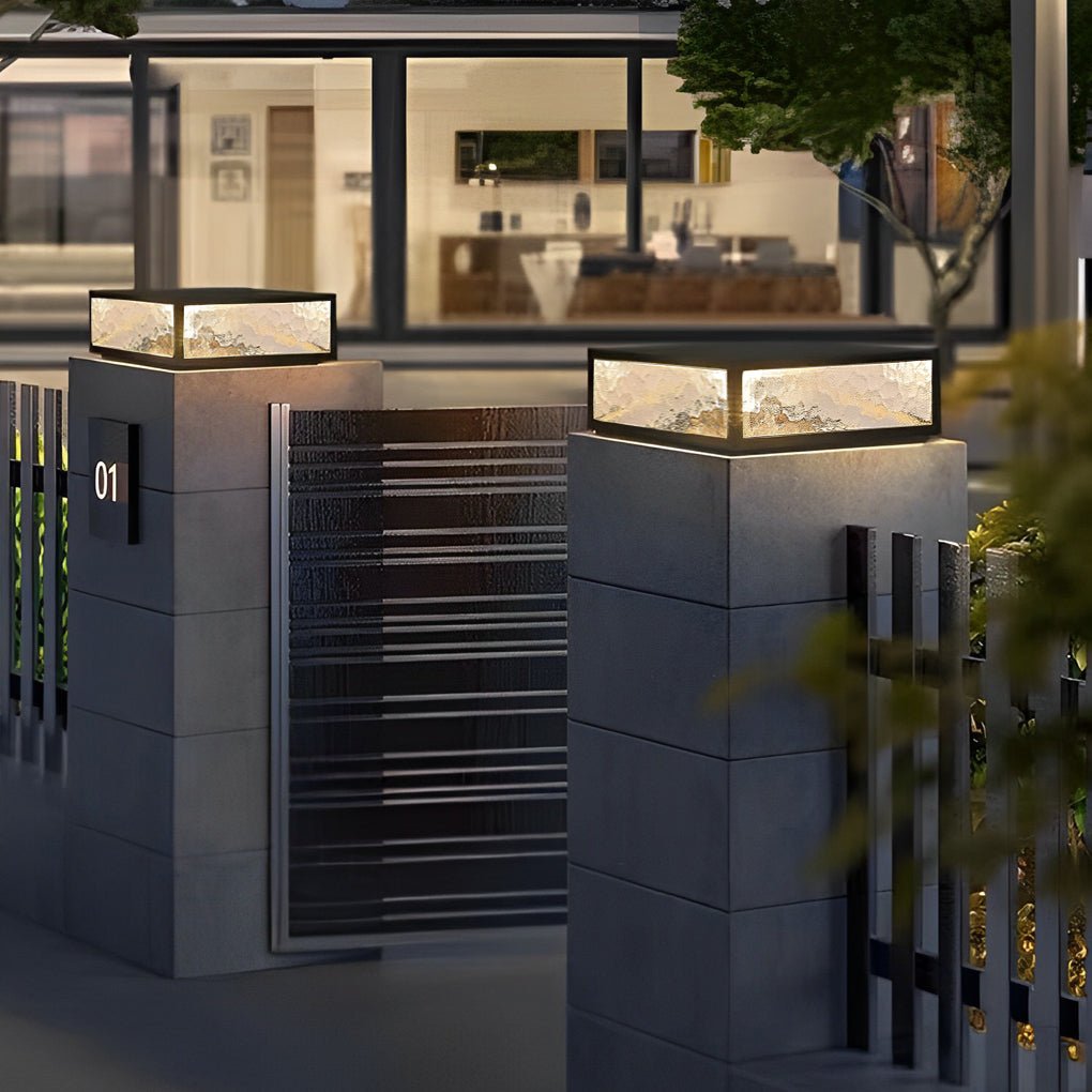 Vrda Modern LED Outdoor Post Fence Pillar Light