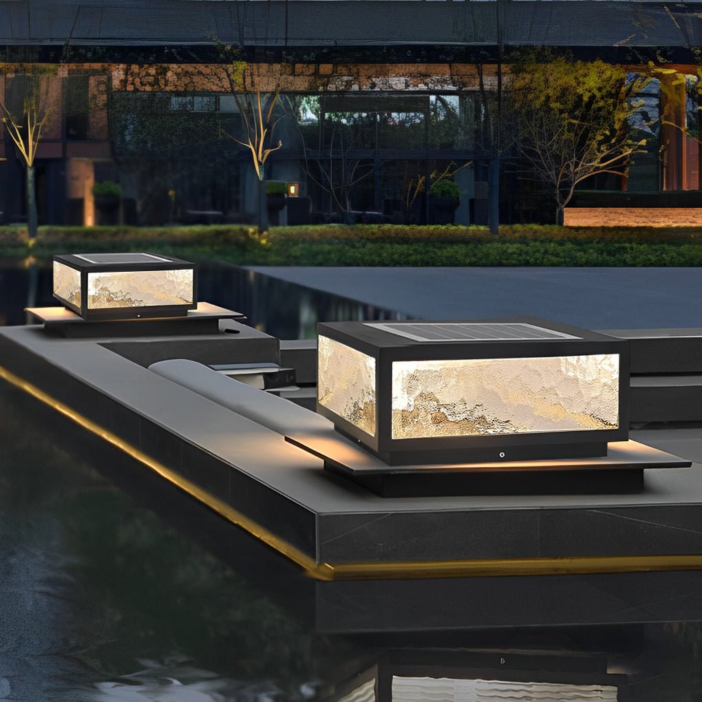 Vrda Modern LED Outdoor Post Fence Pillar Light