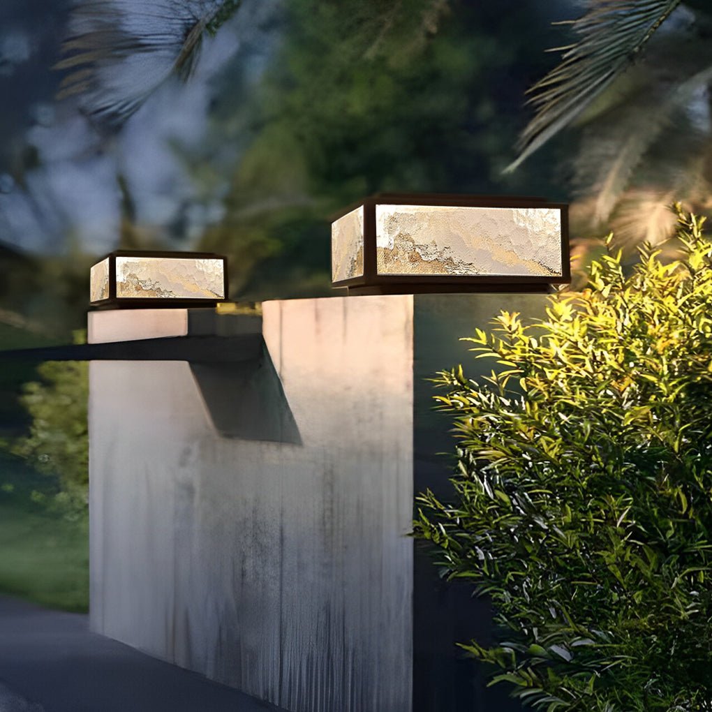 Vrda Modern LED Outdoor Post Fence Pillar Light