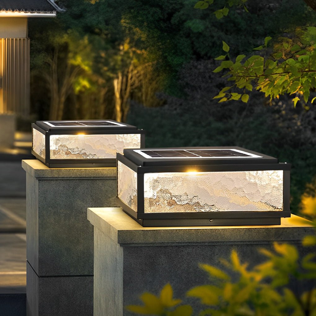 Vrda Modern LED Outdoor Post Fence Pillar Light