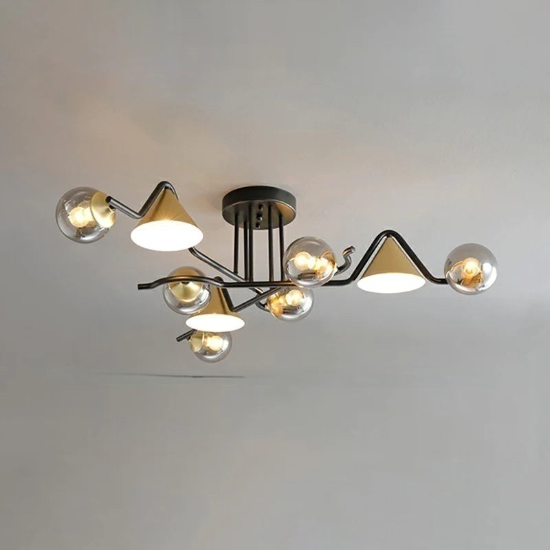 Arisha Design LED Flush Mount Ceiling Light Bedroom/Living Room - Neutral Decor