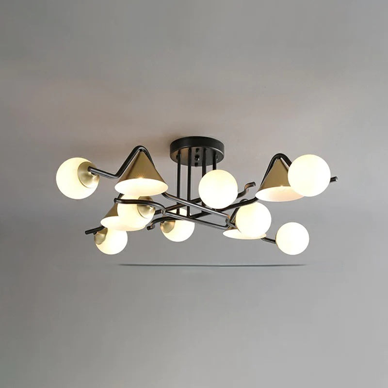 Arisha Design LED Flush Mount Ceiling Light Bedroom/Living Room - Neutral Decor