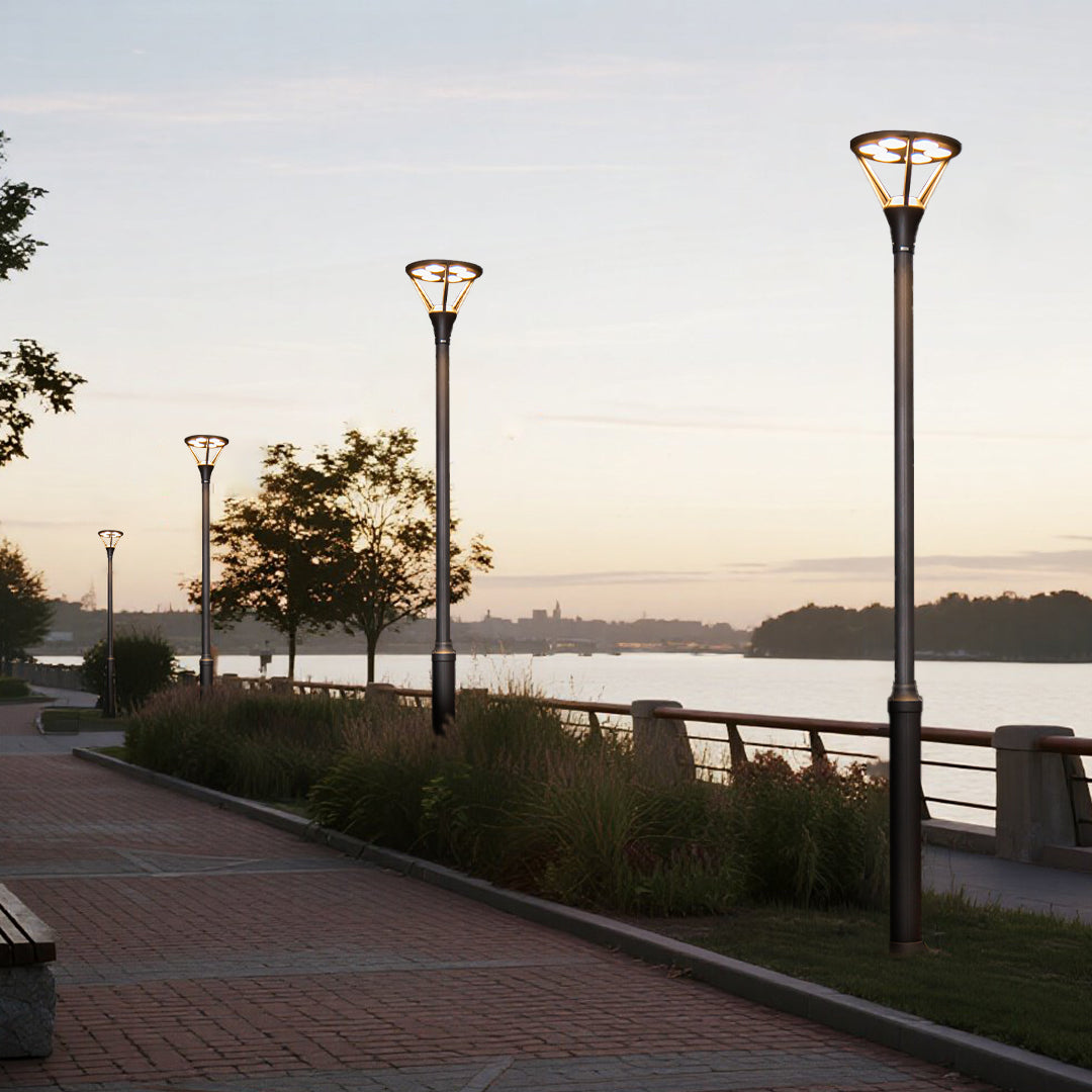Sparng Minimalist LED Outdoor Post Lights