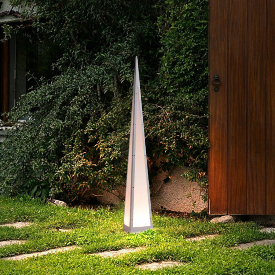 Fremn Geometric Stainless Steel Outdoor Floor Lamp