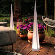 Fremn Geometric Stainless Steel Outdoor Floor Lamp