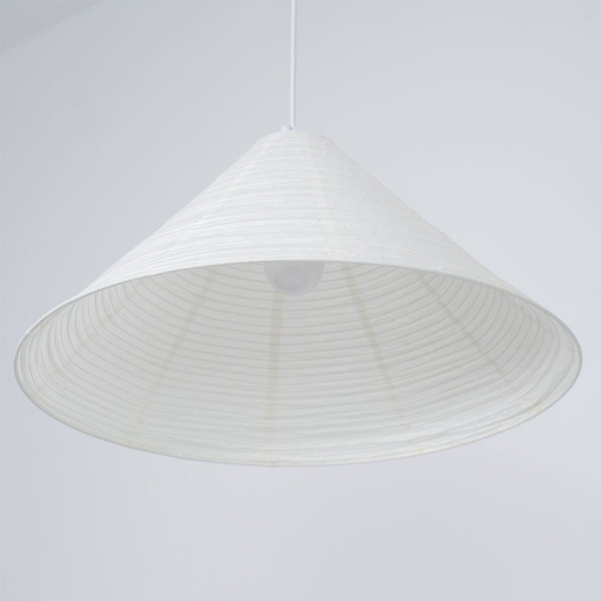 Cone Washi Pendant Light