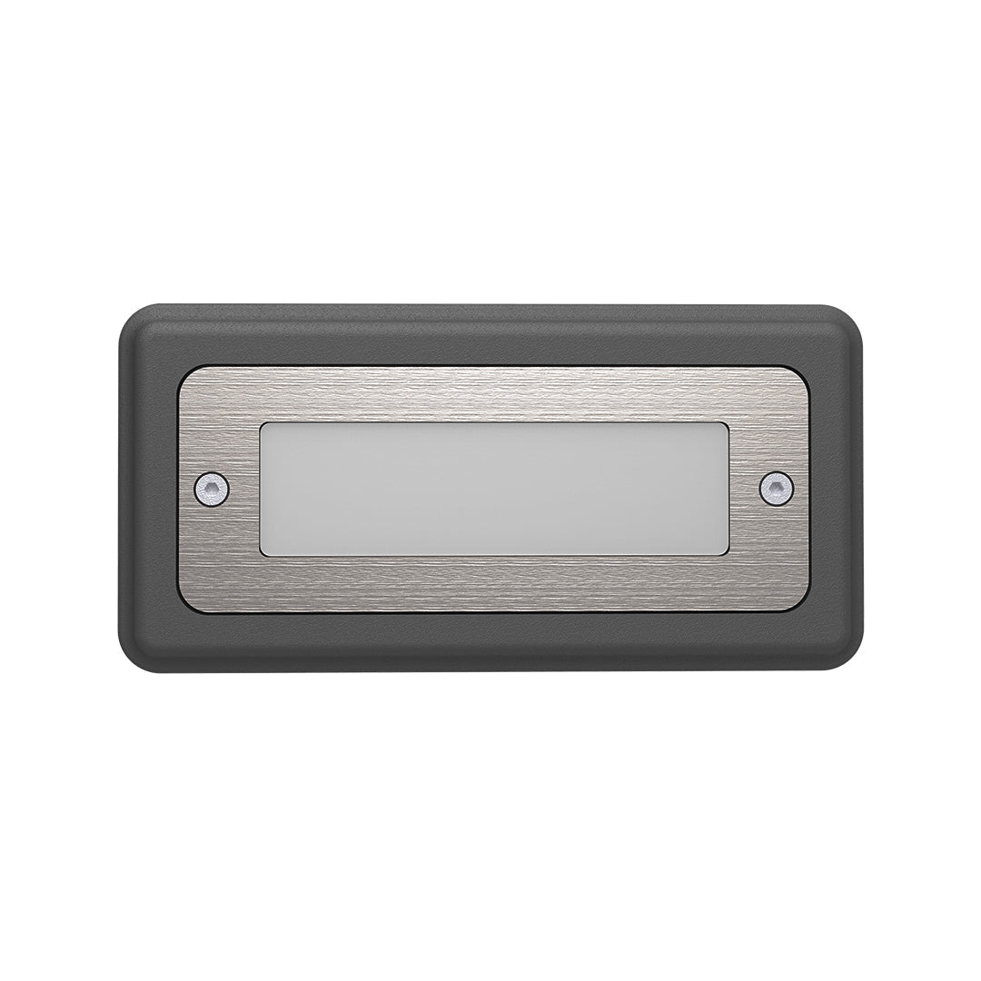 Gal LED Recessed Minimalist Outdoor Step Lights