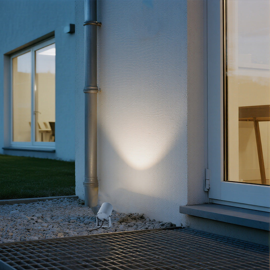 Warlikyy LED Landscape Morden Glass Outdoor Spotlight Light