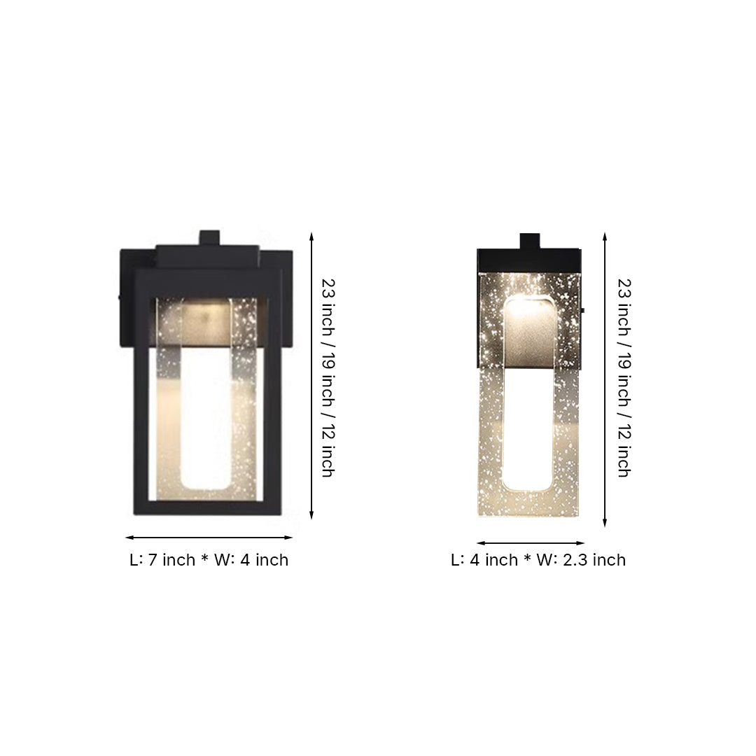 Quicy Classic Ideas Crystal Outdoor Wall Light