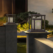 Lyndon Square Modern Style Outdoor Pillar Lights