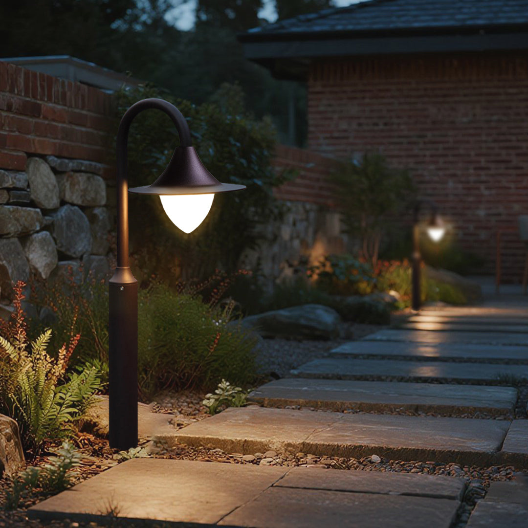 Woody Minimalist Elegance Outdoor Path Light