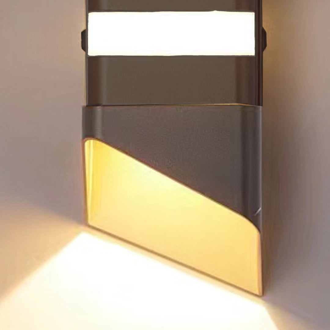 Salt Square Tube LED Outdoor Wall Lights