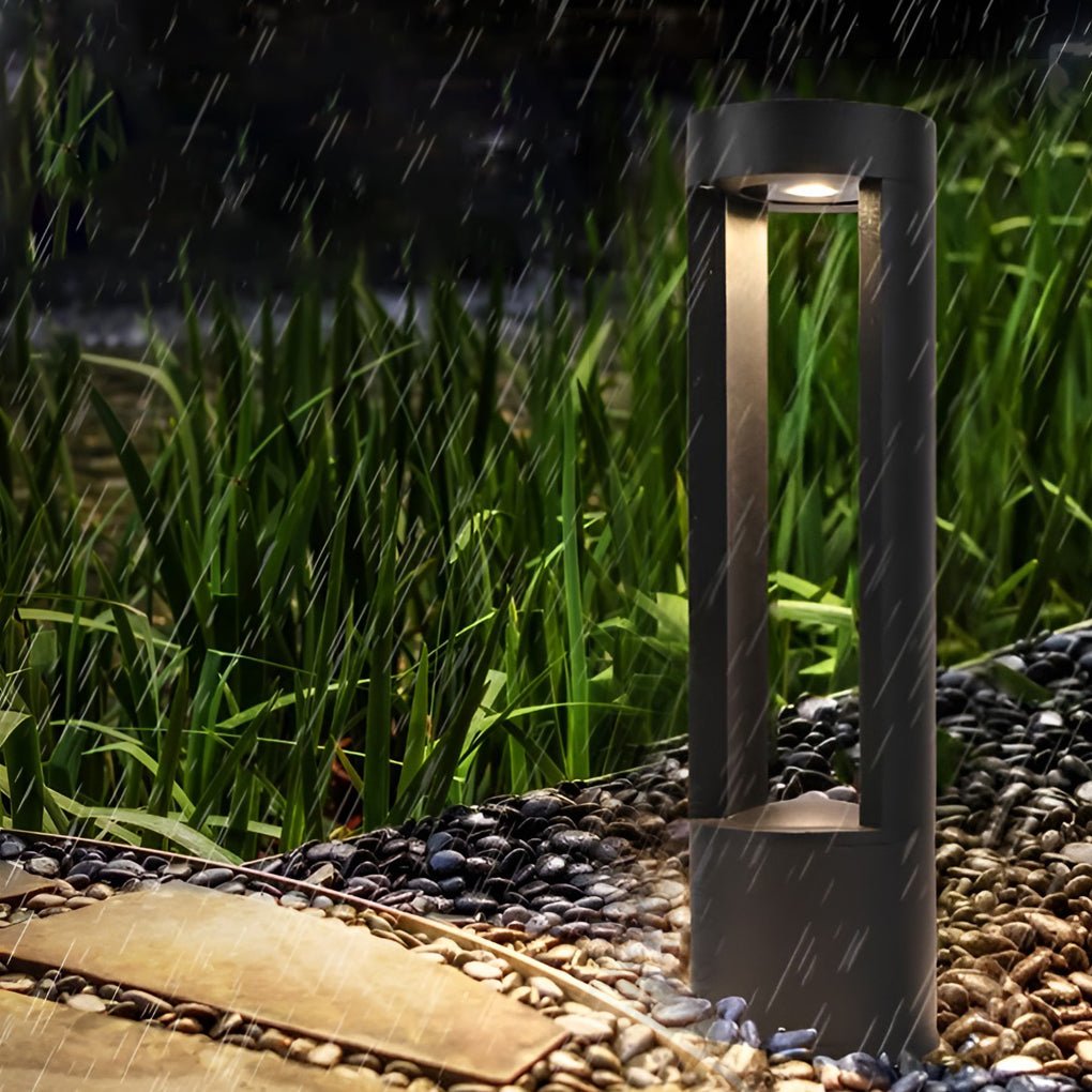 Travers LED Cylindrical Elegant Outdoor Lamp