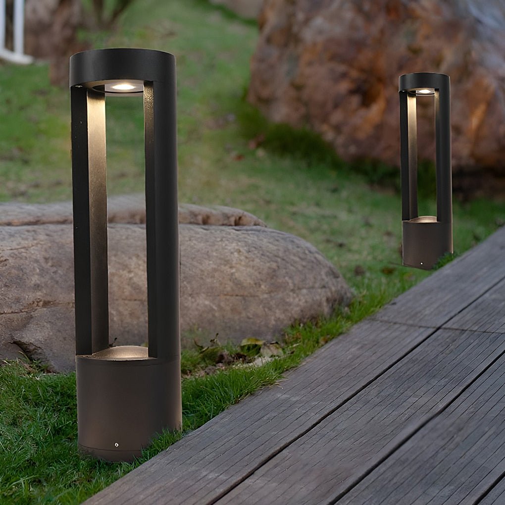 Travers LED Cylindrical Elegant Outdoor Lamp