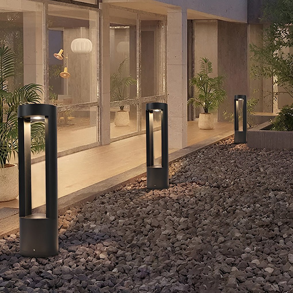 Travers LED Cylindrical Elegant Outdoor Lamp