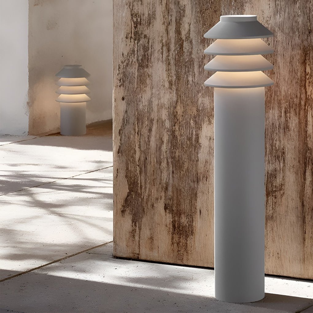 Lam Modern LED Cylinder Versatile Outdoor Pathway Light