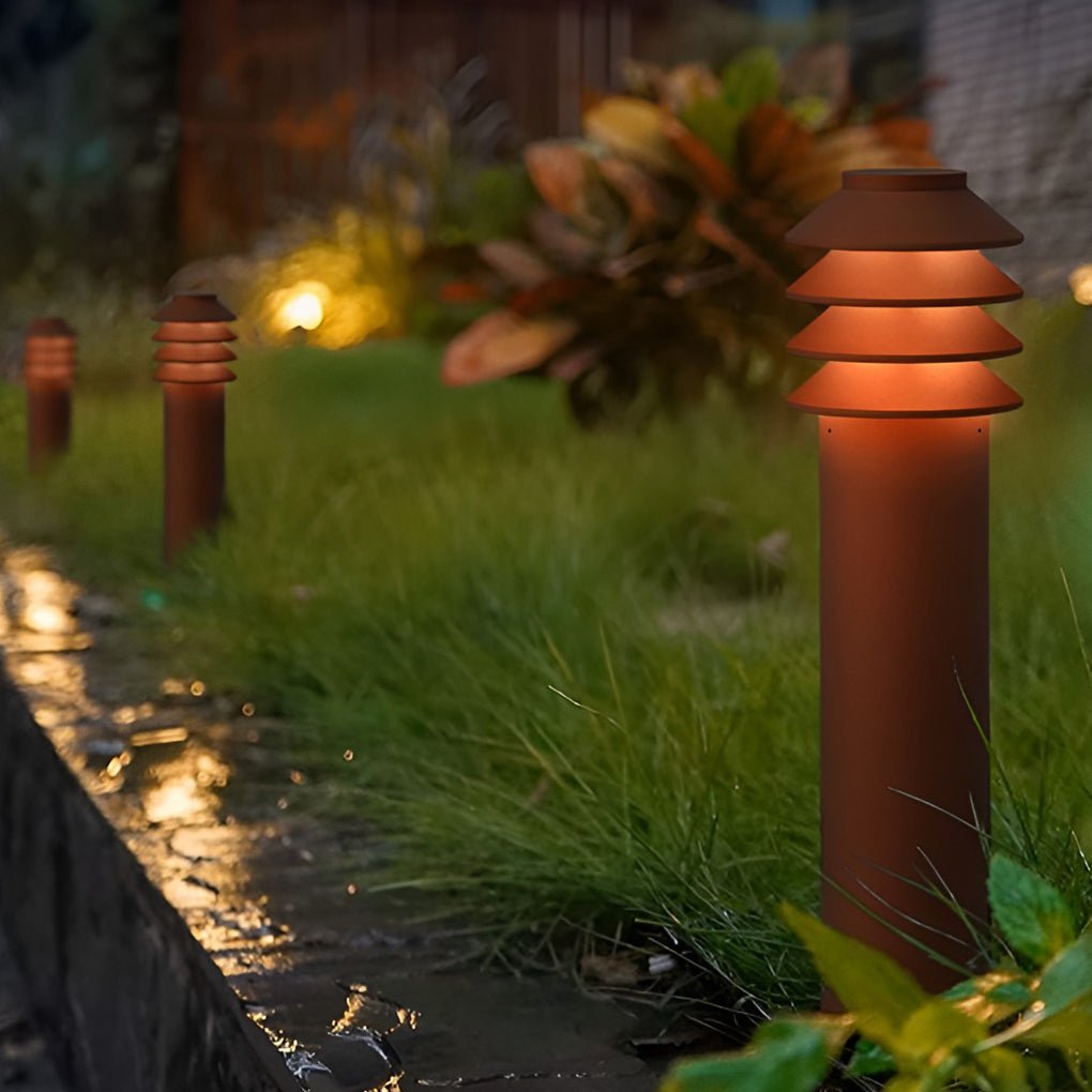 Lam Modern LED Cylinder Versatile Outdoor Pathway Light