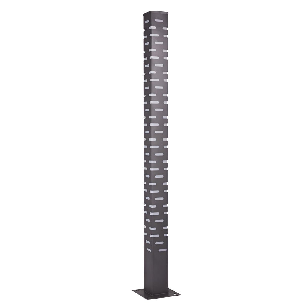 Kary Modern Sleek Durable Bollard Steel Outdoor Lights