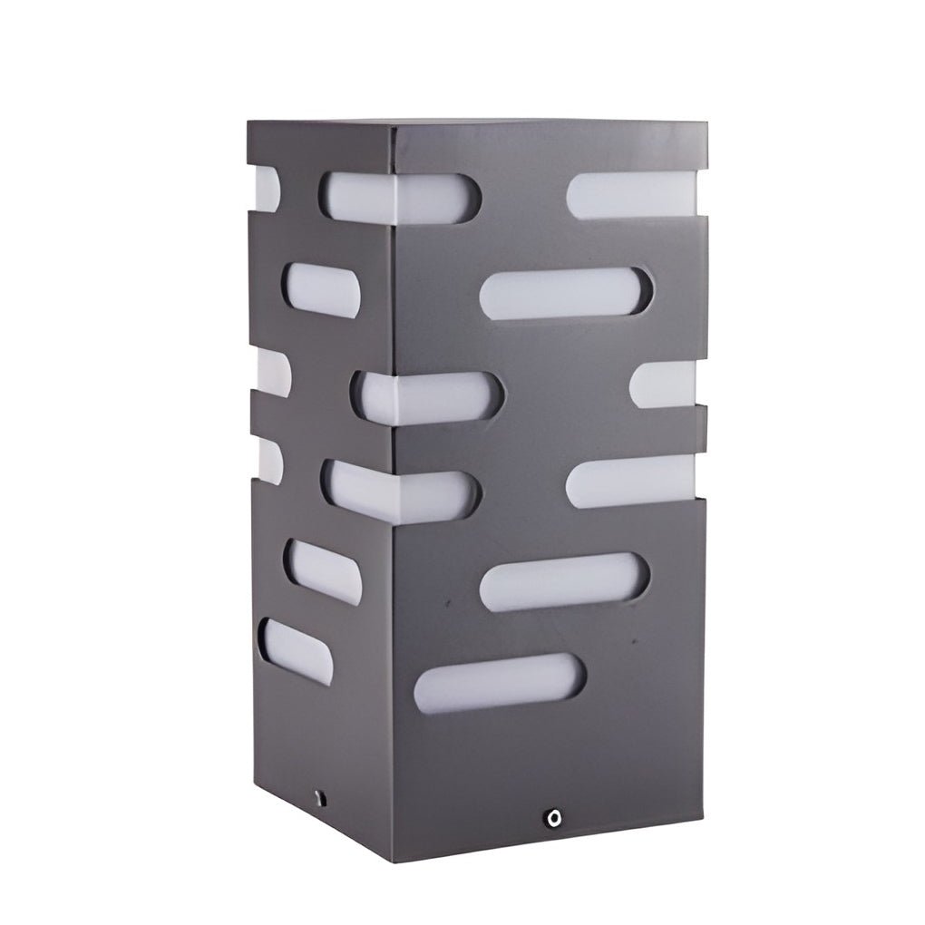 Kary Modern Sleek Durable Bollard Steel Outdoor Lights